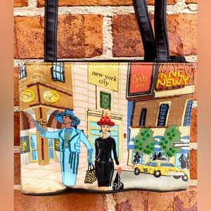 Frankie and Johnnie vintage New York beaded purse novelty retro